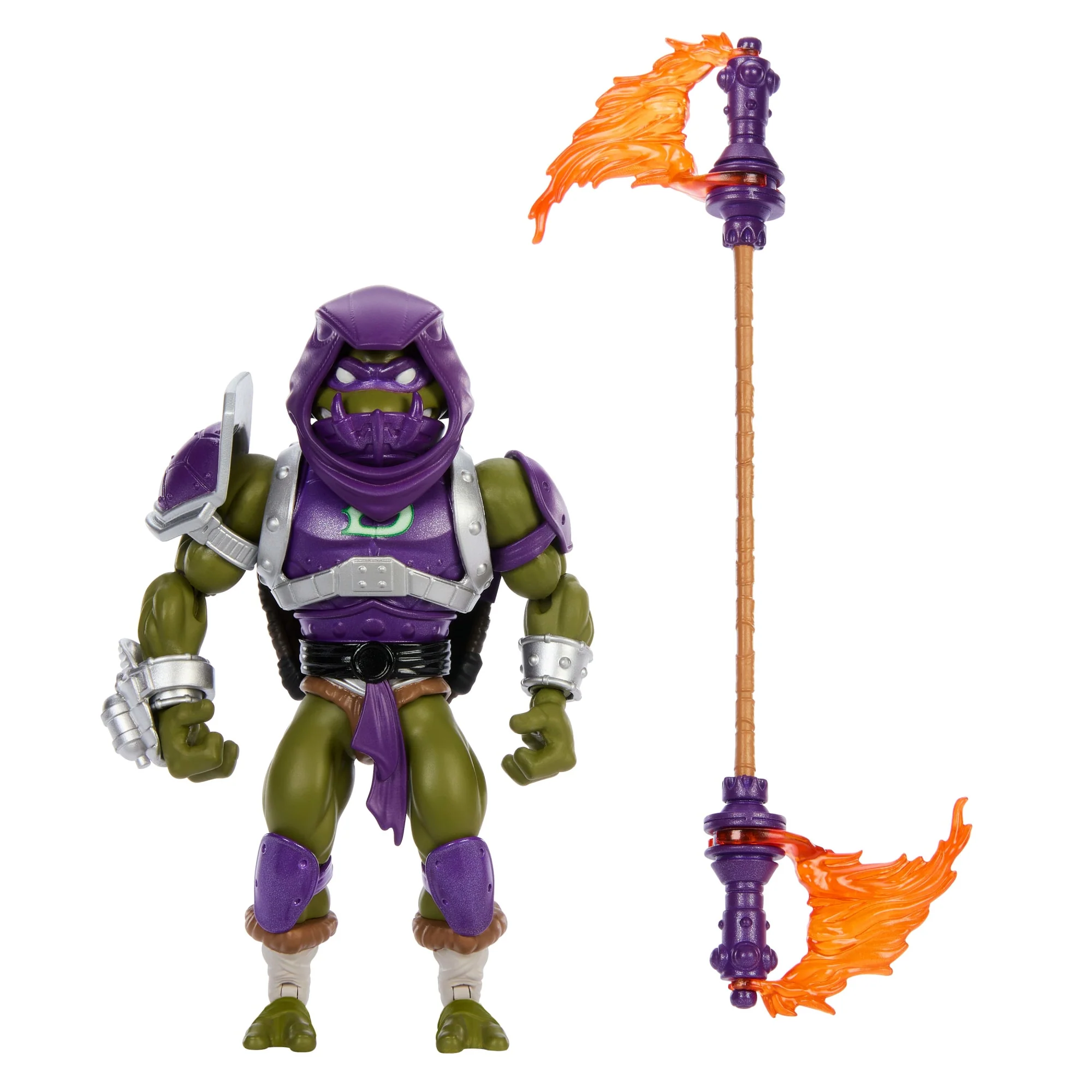 Masters Of Universe Origins Turtles Of Grayskull Donatello Action Figure, TMNT MOTU Reptile Wars Toy