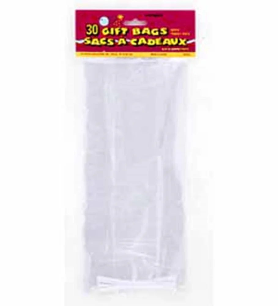 Cello Bag Clear 30ct