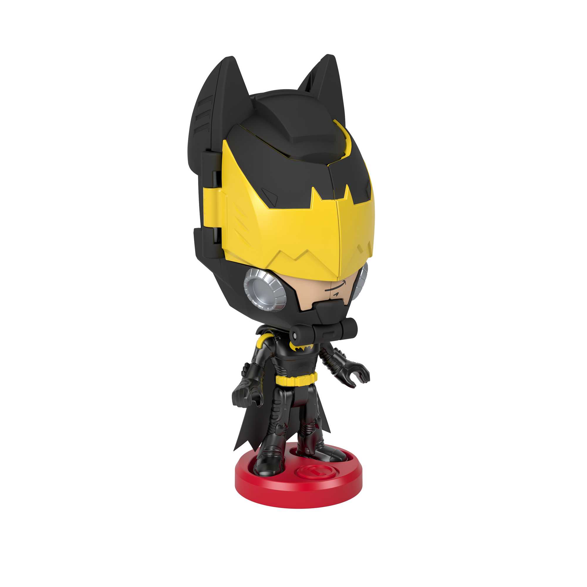 Imaginext DC Super Friends Batman & Batwing, Head Shifters, 4-Piece Figure & Vehicle Set For Kids