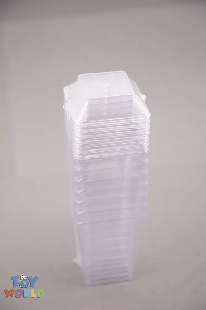 Dessert Cup w Lid Tall Square 2.25inx2.25inx3.75in 7ct