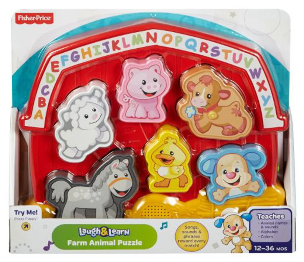Fisher Price Laugh N Learn Learning Puzzle Assorted