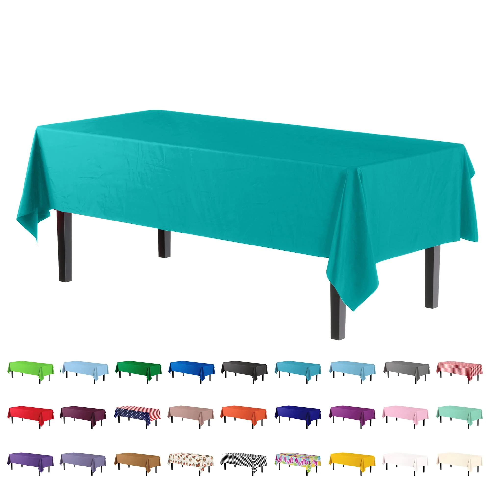 Premium Aqua Blue Table Cover