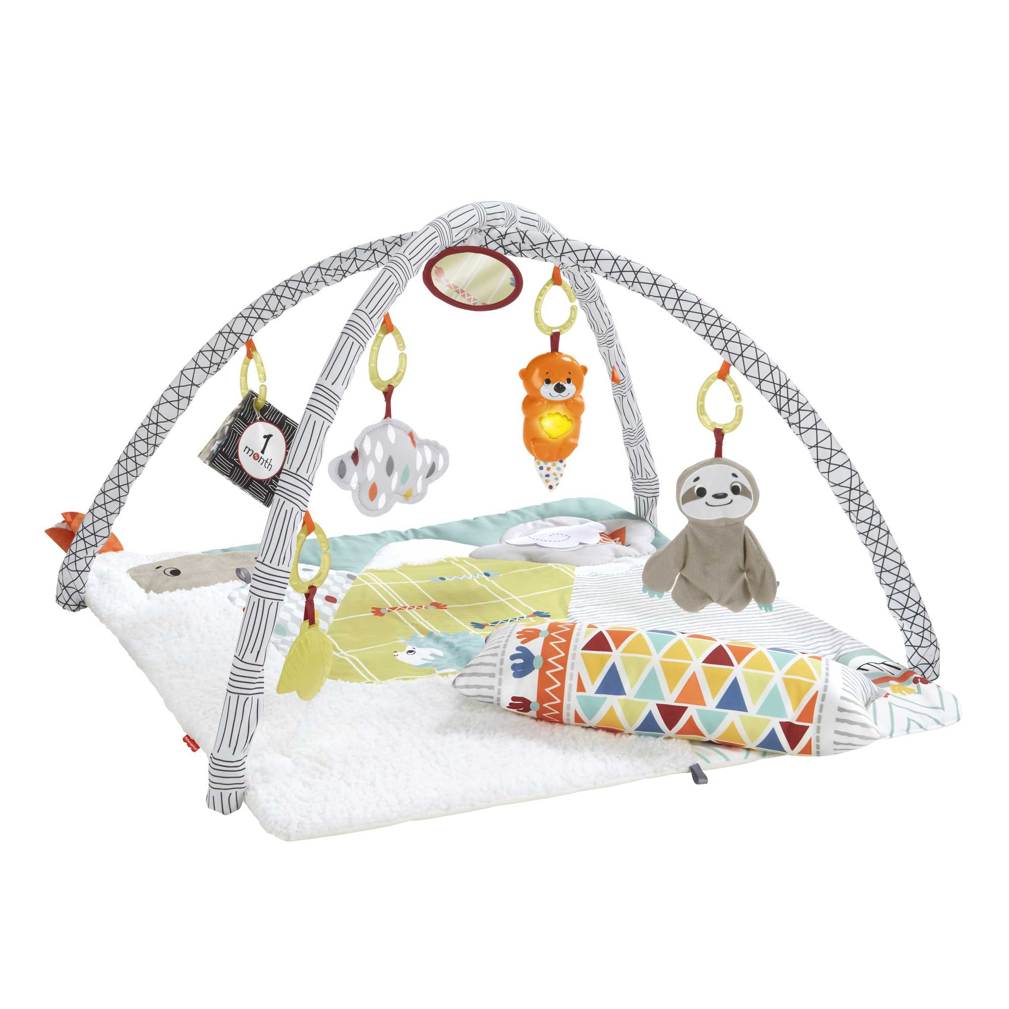 Fisher-Price Perfect Sense Deluxe Gym With 6 Removable Activity Toys