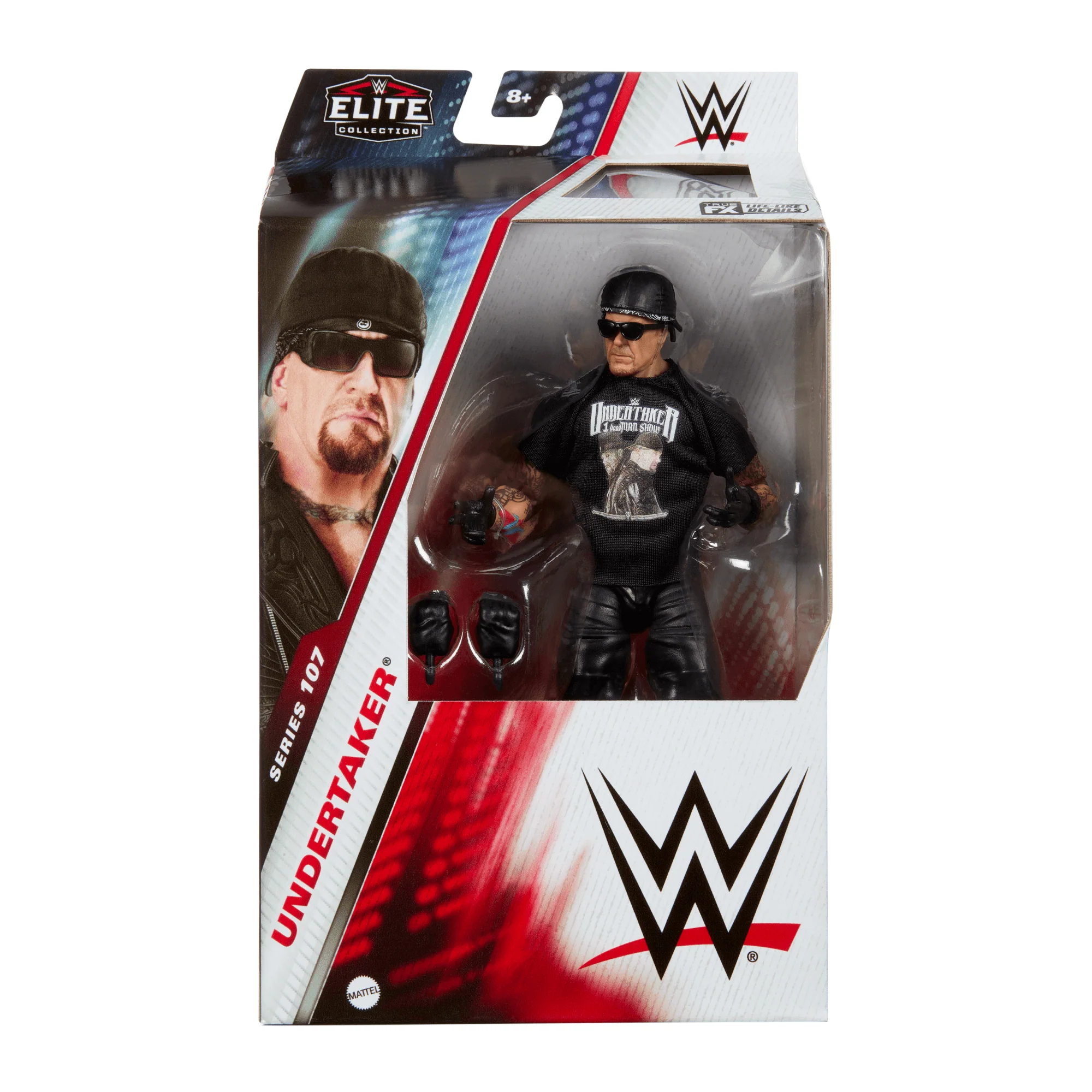 WWE Elite Undertaker Action Figure, 6-inch Collectible Superstar With Articulation & Accessories