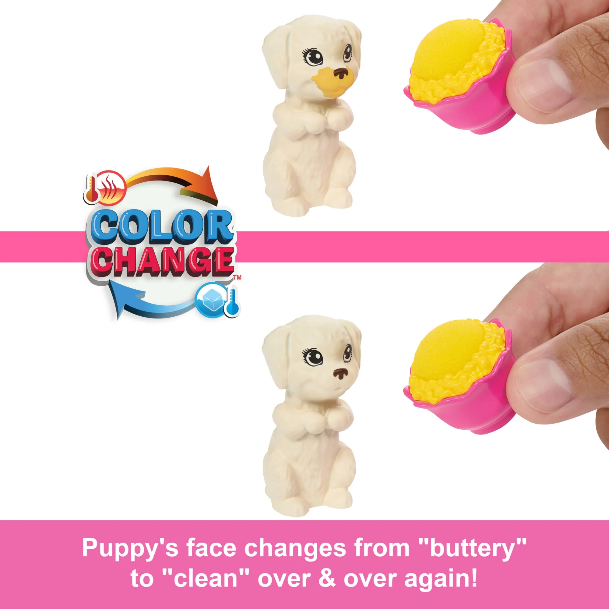 Barbie Doll & Puppy Slumber Party Playset With 2 Toy Dog Figures & 10+ Accessories, Color-Change