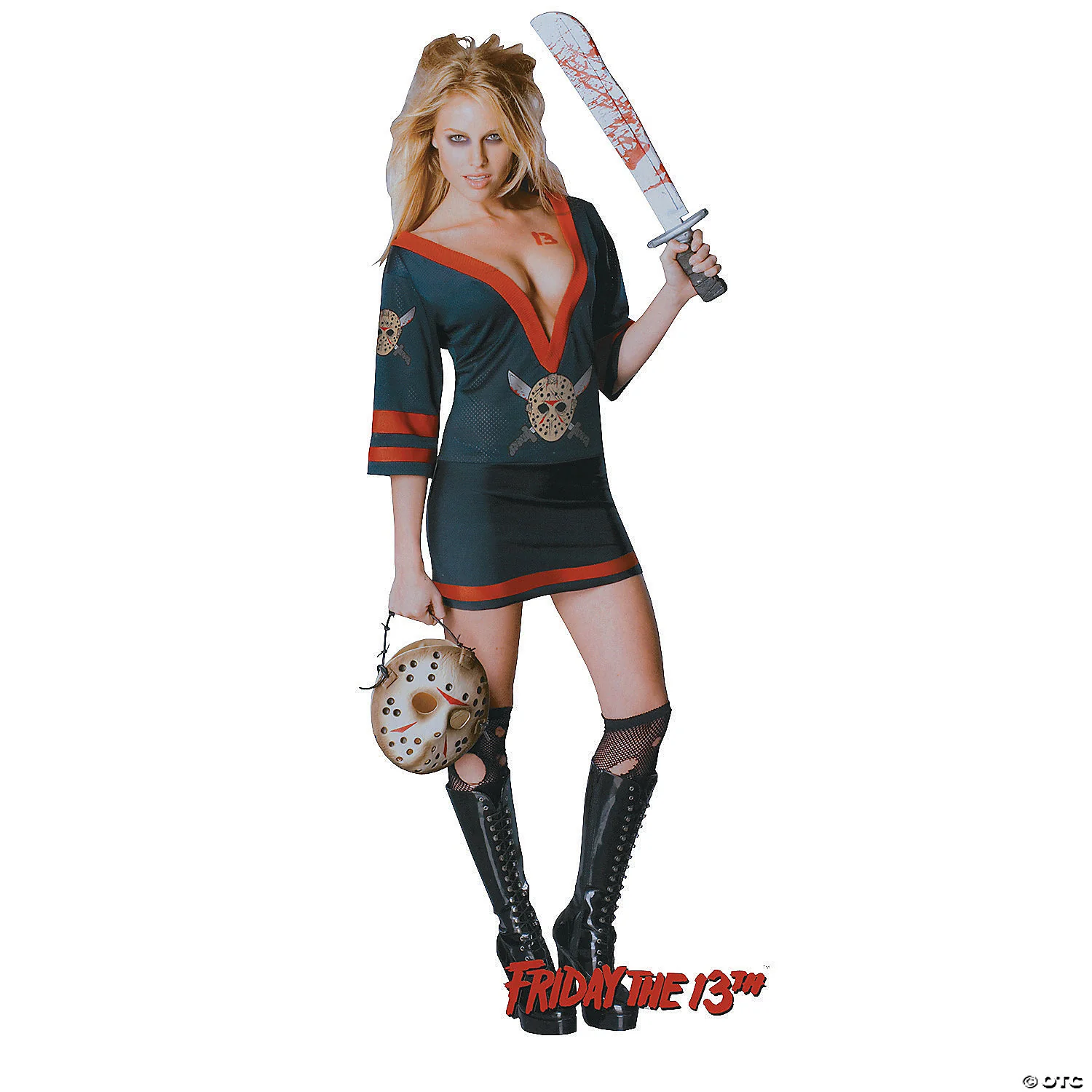 Women’s Miss Sexy Friday the 13th Voorhees Costume - Large