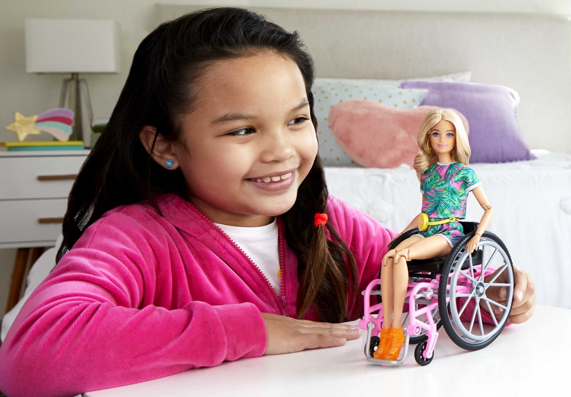 Barbie Fashionistas Doll #165 With Wheelchair & Long Blonde Hair