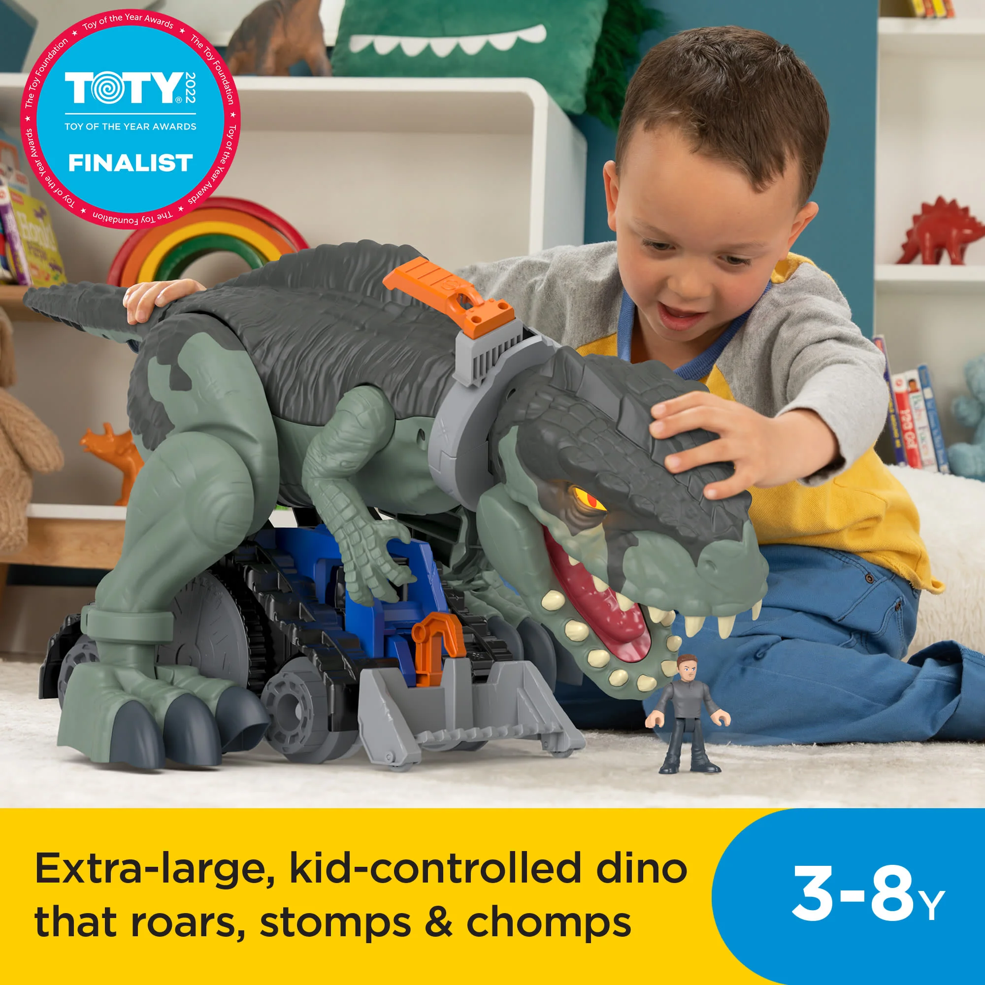 Imaginext Jurassic World MEGA Stomp & Rumble Giga Dino