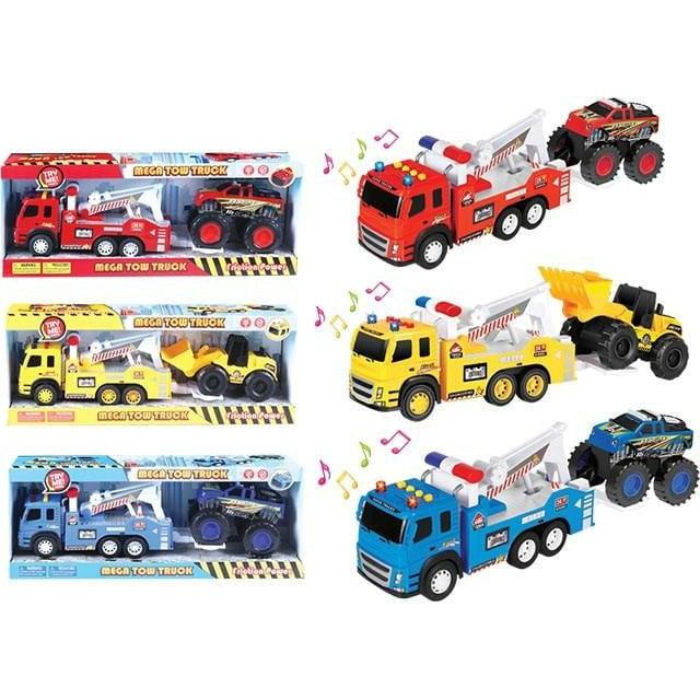 22in Friction Tow Truck Light-Sound