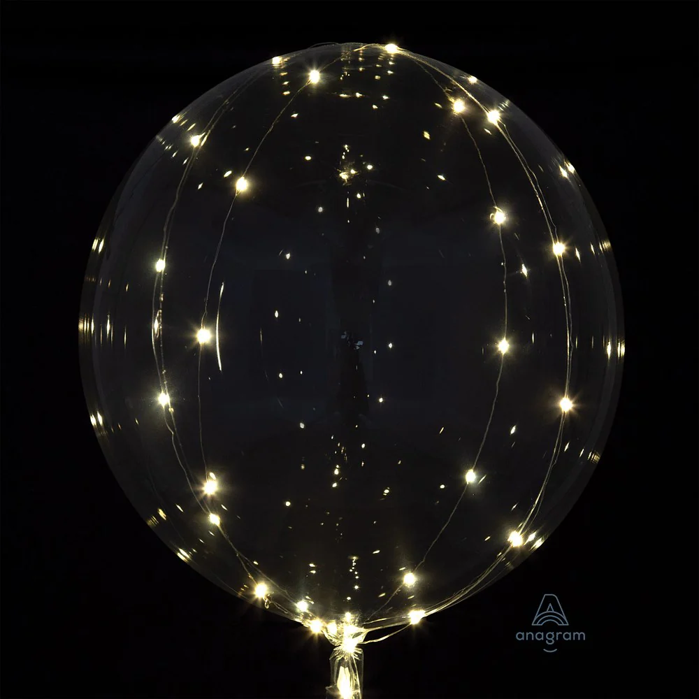 Anagram 18in Crystal Clearz Clear with White Lights 1ct