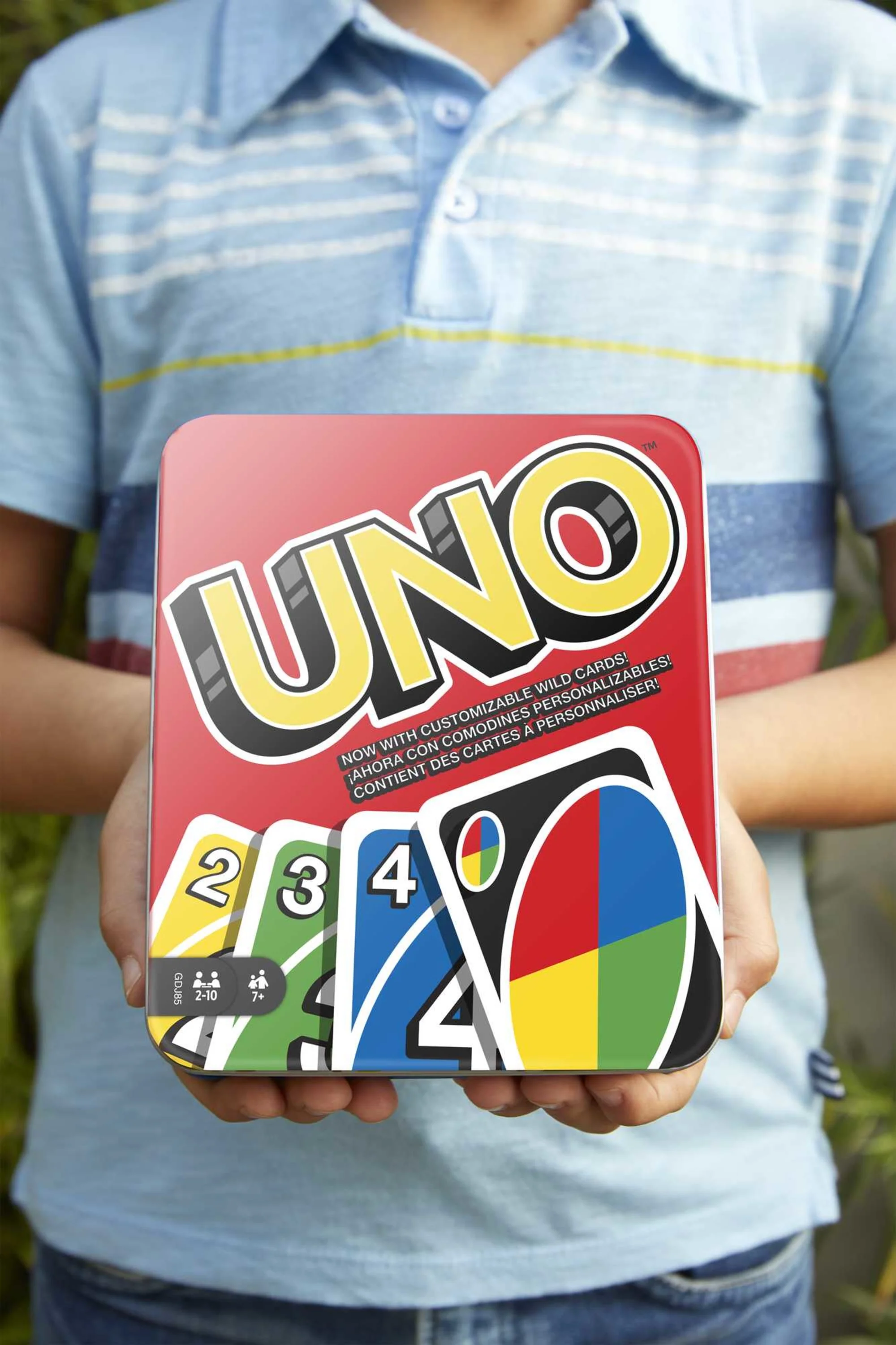 UNO Card Game, Gift For Kids And Family Night in Storage Tin Box