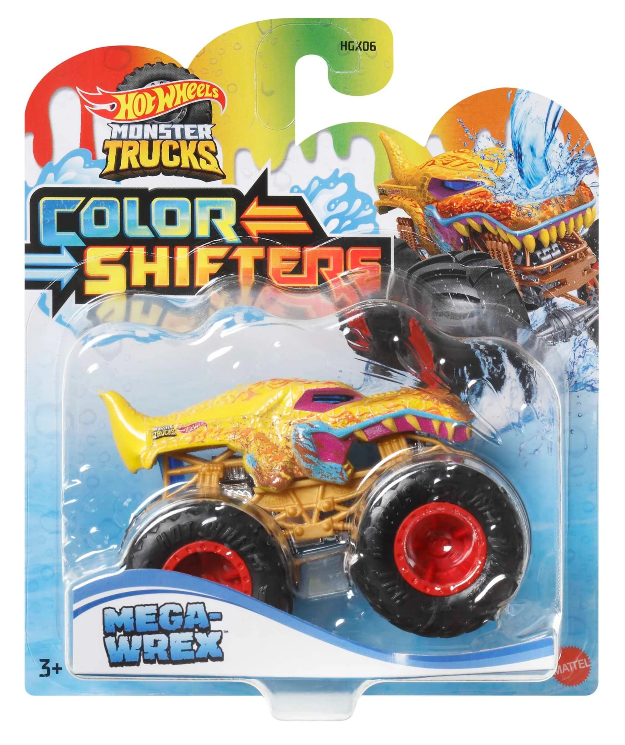 Hot Wheels Monster Trucks Color Shifters MEGA-Wrex Vehicle