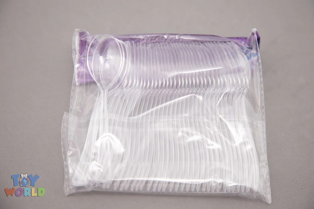 4in Mini Dessert Spoon 36pc/Pack - Clear