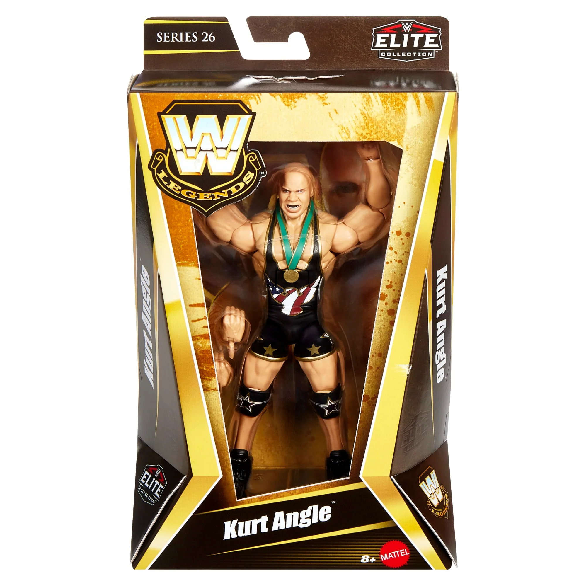Wwe Collection Elite Legends Série 26 Figurine Kurt Angle