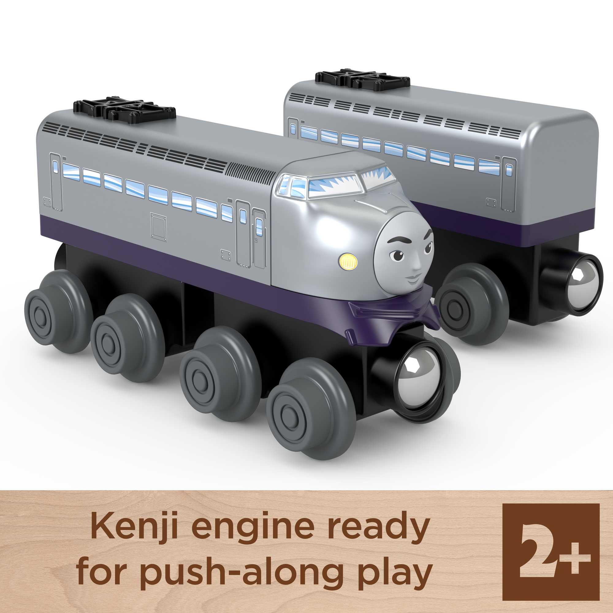 Fisher-Price Thomas & Friends Wooden Railway Kenji Engine And Car