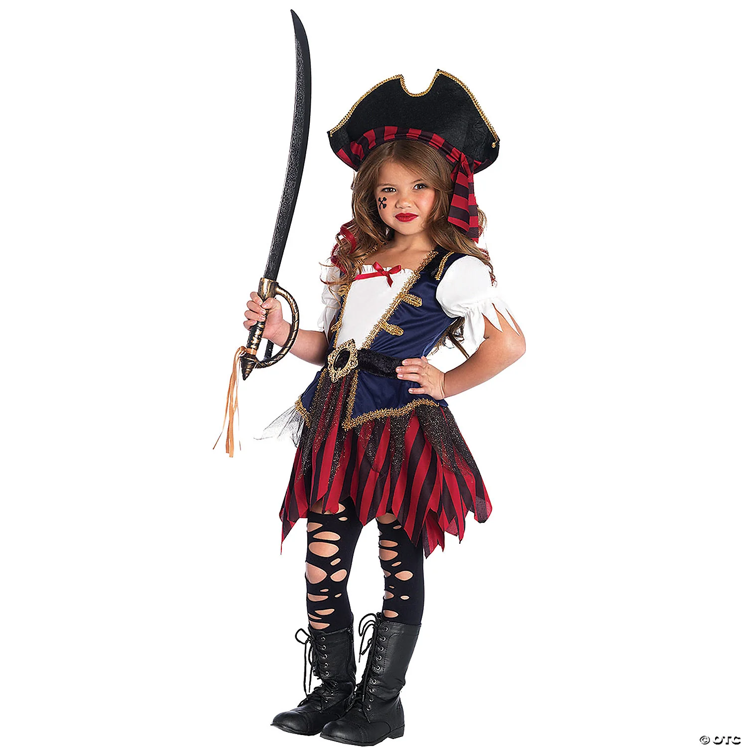 Caribbean Treasure Pirate Costume - Set Sail for Adventure and Treasure! 🏴☠️🌊