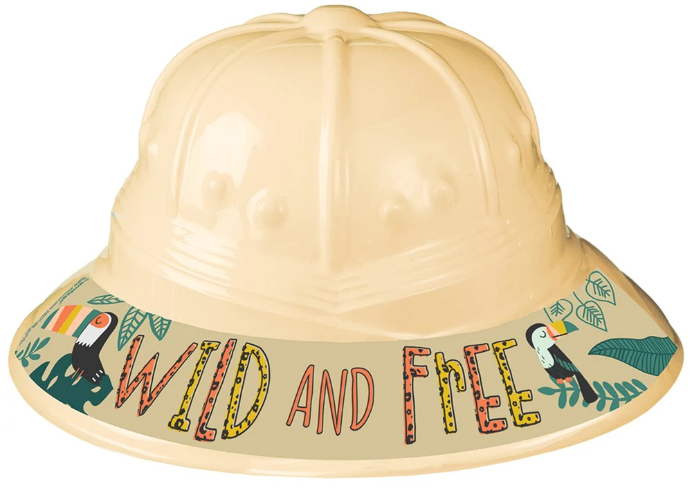 Get Wild Birthday Vac Form Safari Hat 1ct