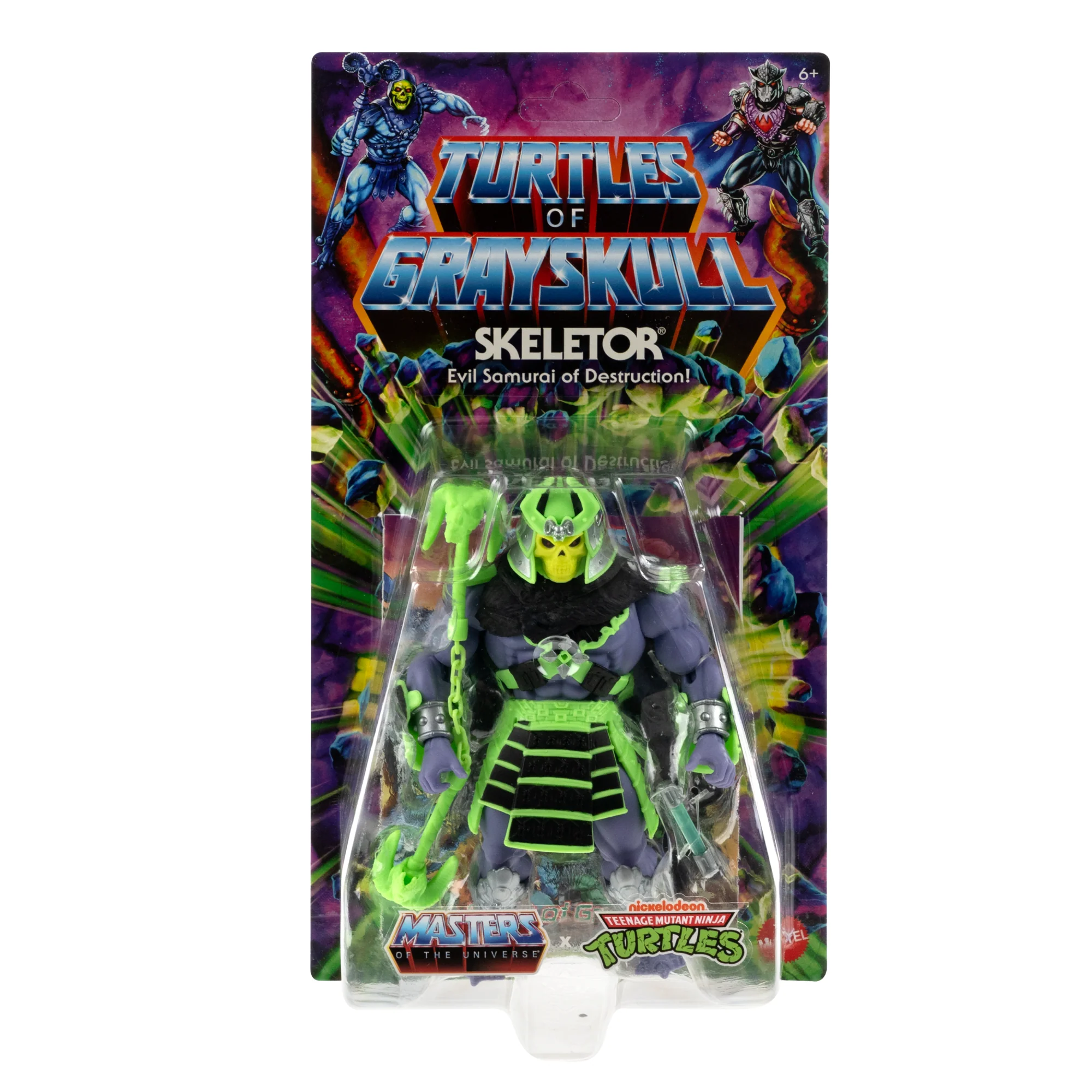 Motu Origins Turtles Of Grayskull Skeletor Action Figure Toy, TMNT Masters Of The Universe