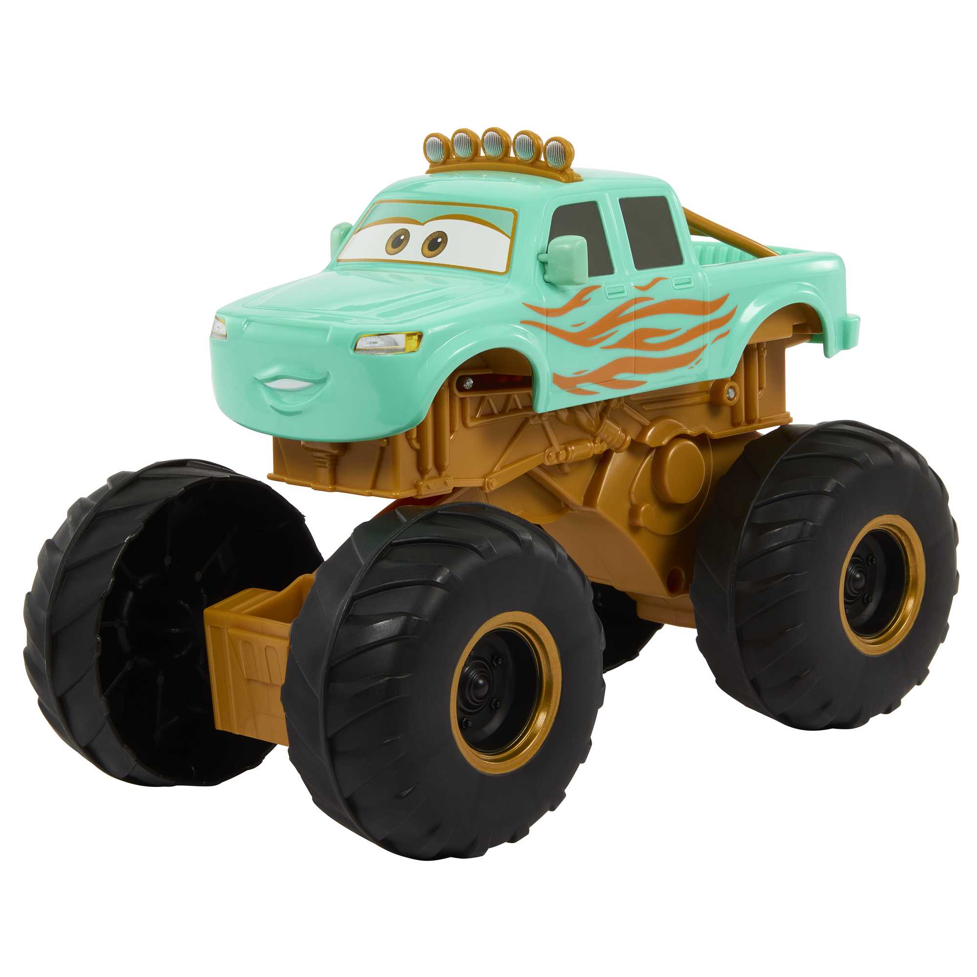 Disney And Pixar's Cars Toys, Cars On The Road Circus Stunt Ivy Vehicle, Jumping Monster Truck