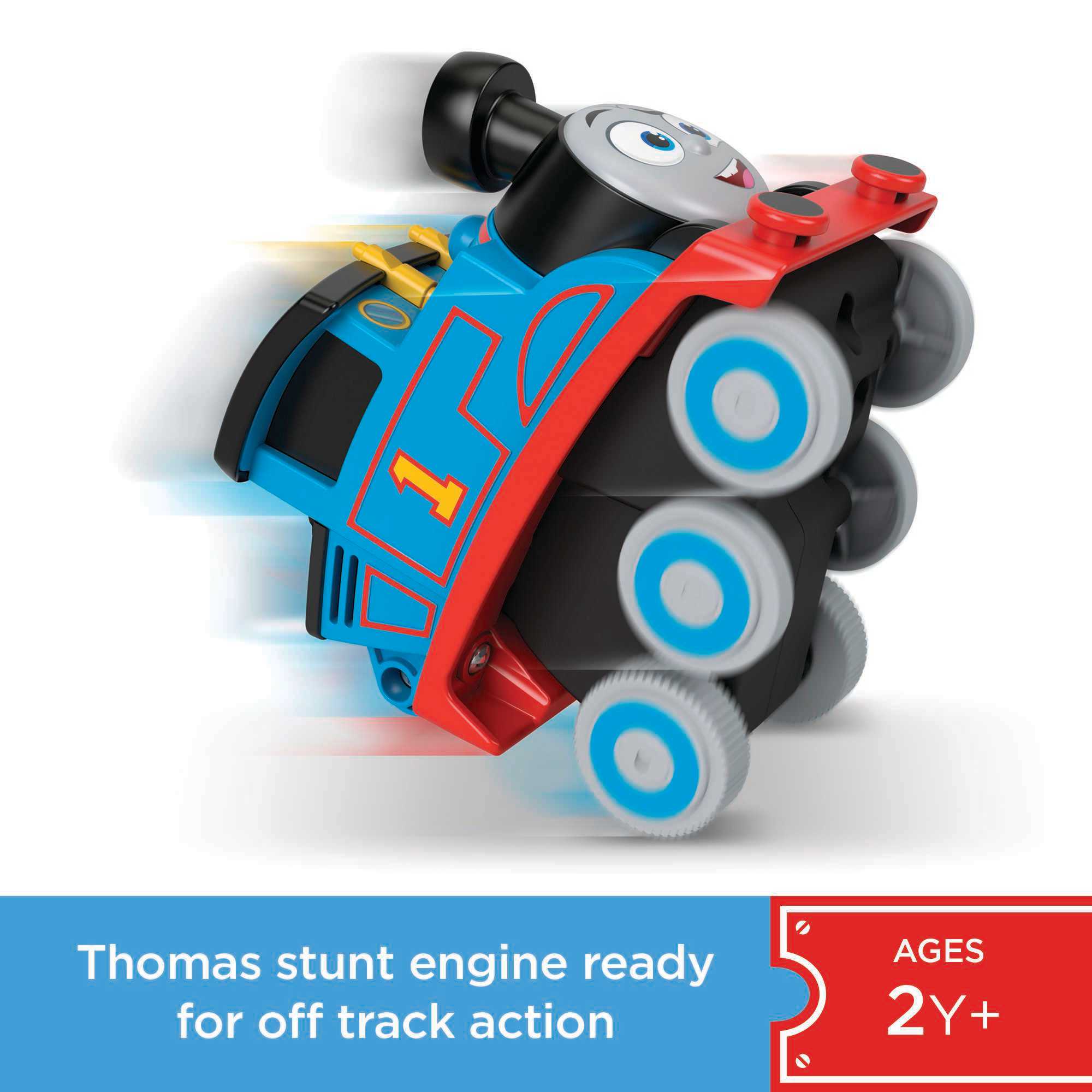 Thomas & Friends Press 'n Go Stunt Thomas Racing Toy Train For Preschool Kids