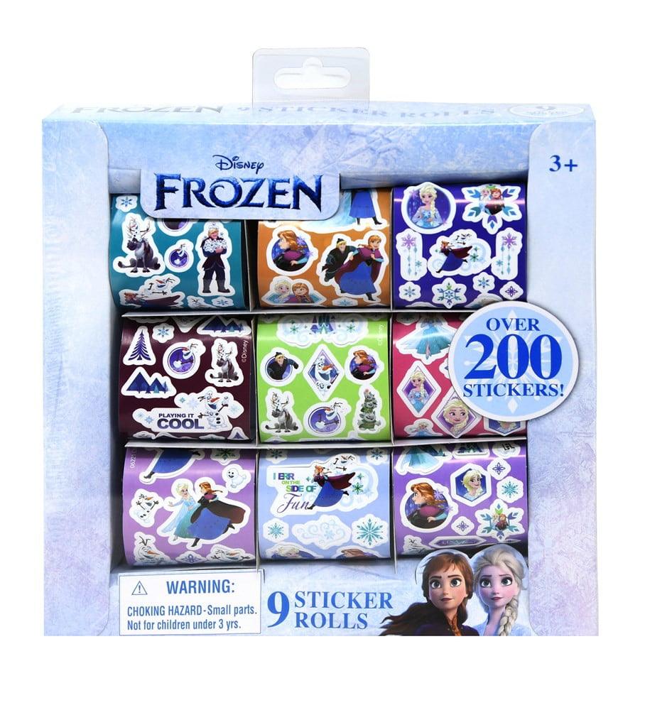 Frozen 9 Roll Sticker Box 8.25x1.5x8.25
