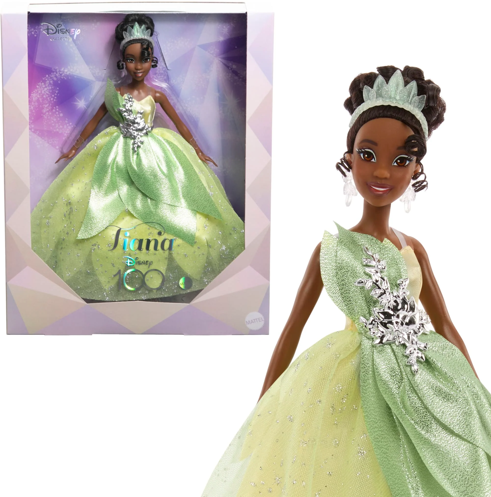 Disney Toys, Disney100 Collector Tiana Doll, Gifts For Kids And Collectors