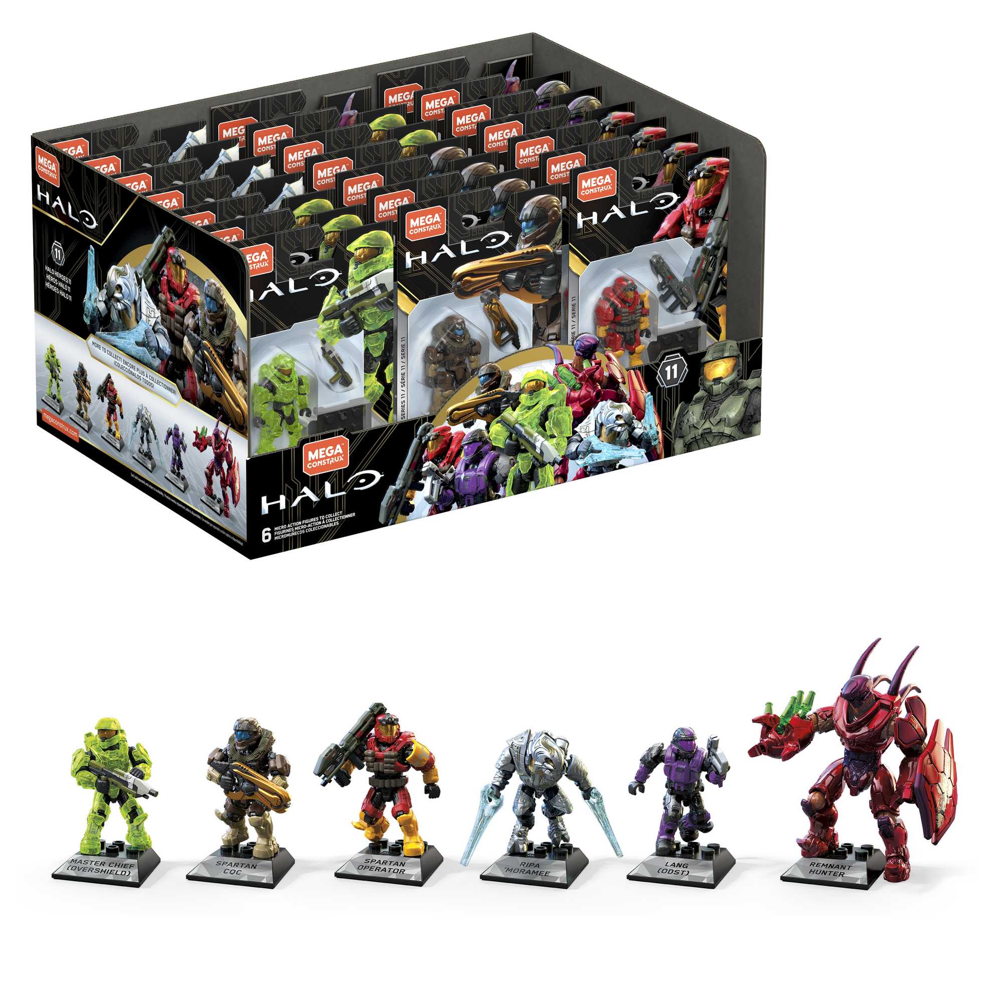 MEGA Halo Infinite Heroes Collection Series 17, Action Figure Building Toys