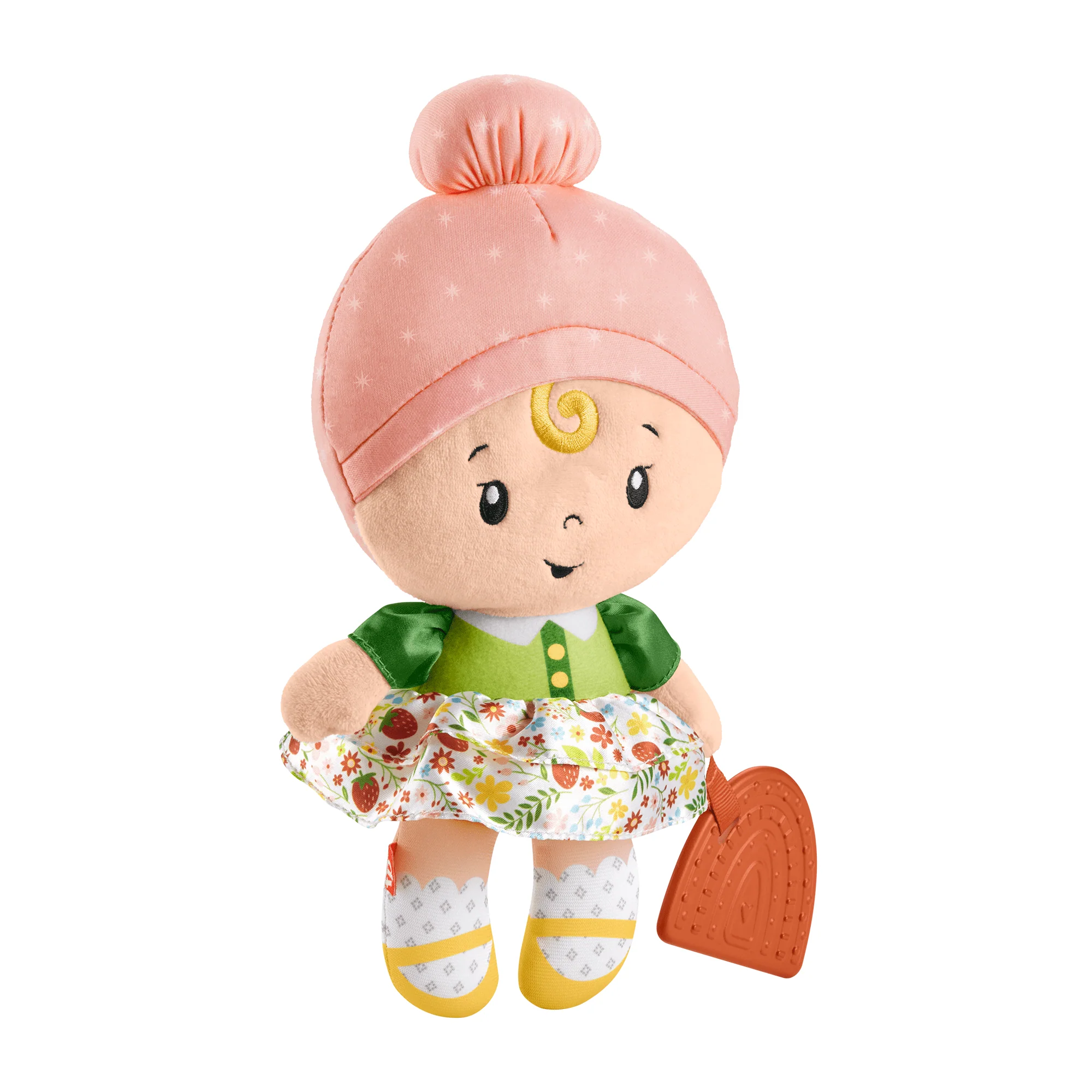 Fisher-Price Cuddle & Chime First Babydoll Infant Sensory Toy, Styles May Vary