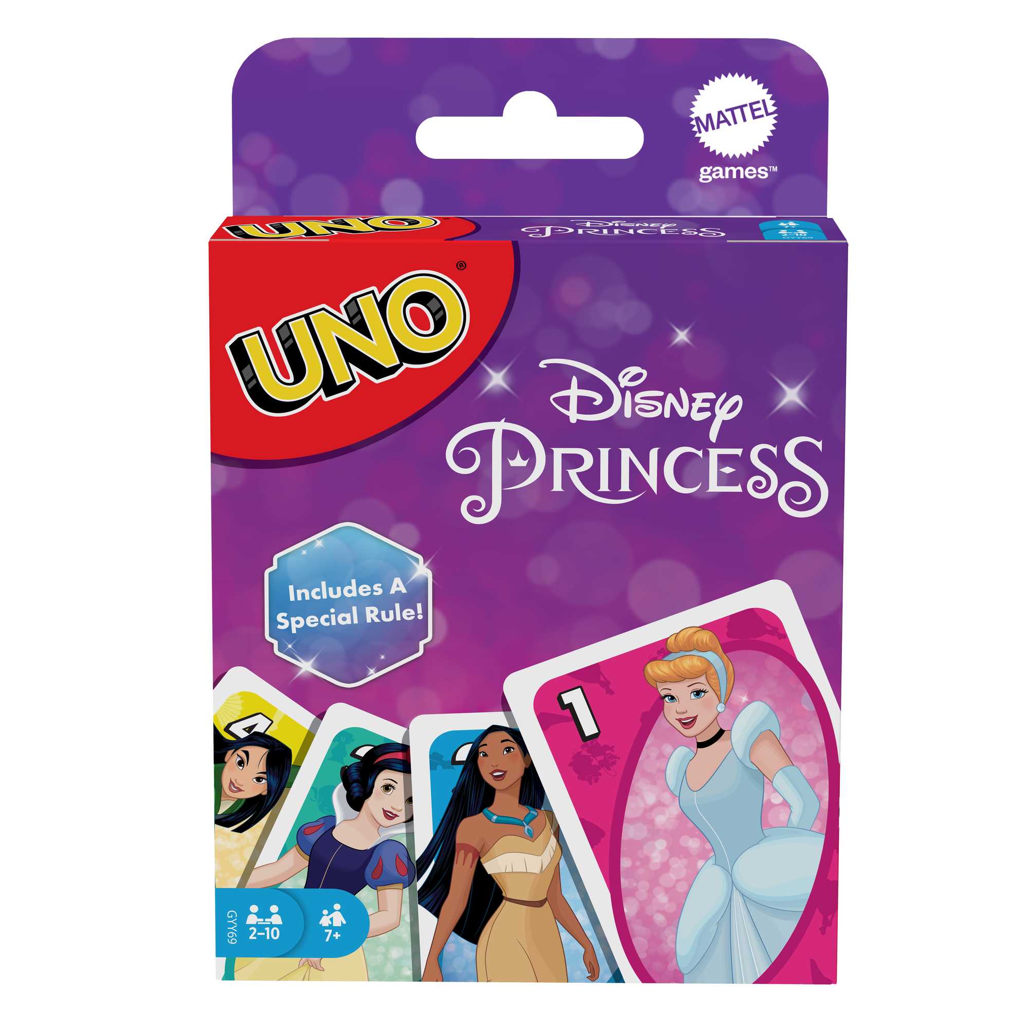 UNO Disney Princesses Matching Card Game, 112 Cards With Unique Wild Card