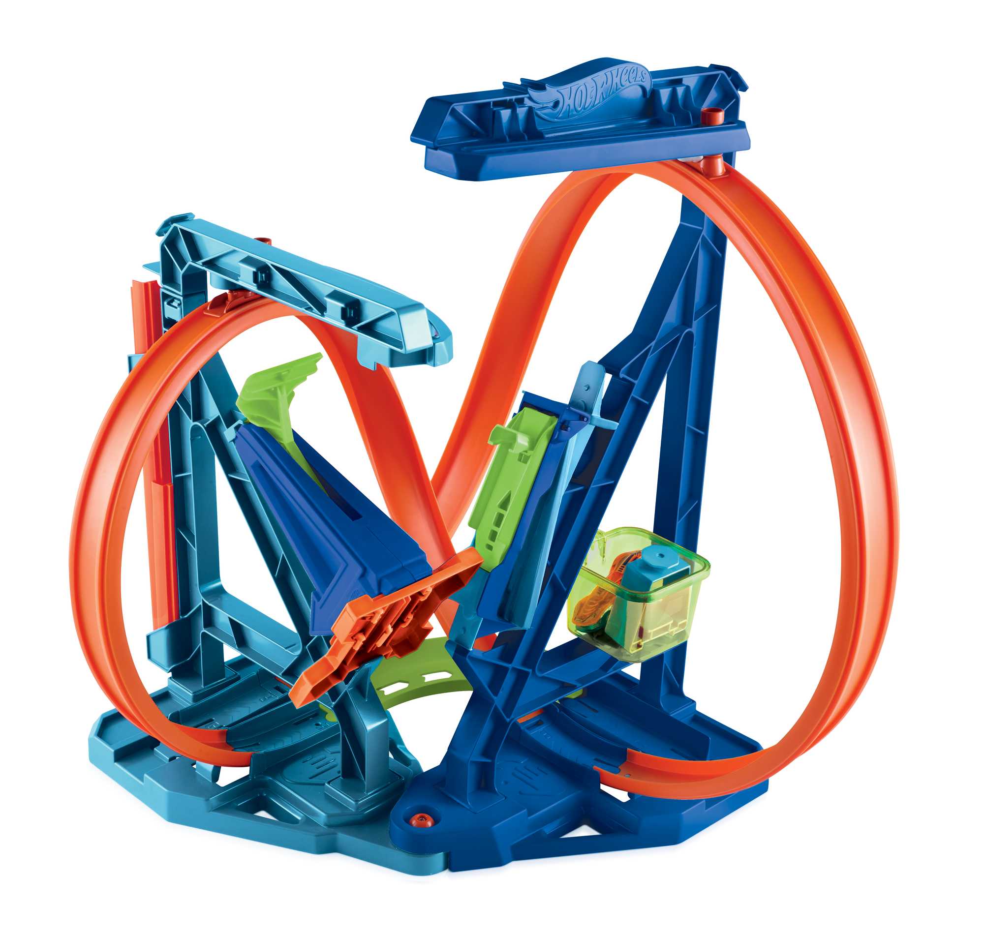Hot Wheels Track Set And 1 Hot Wheels Car, Infinity Loop Track Kit