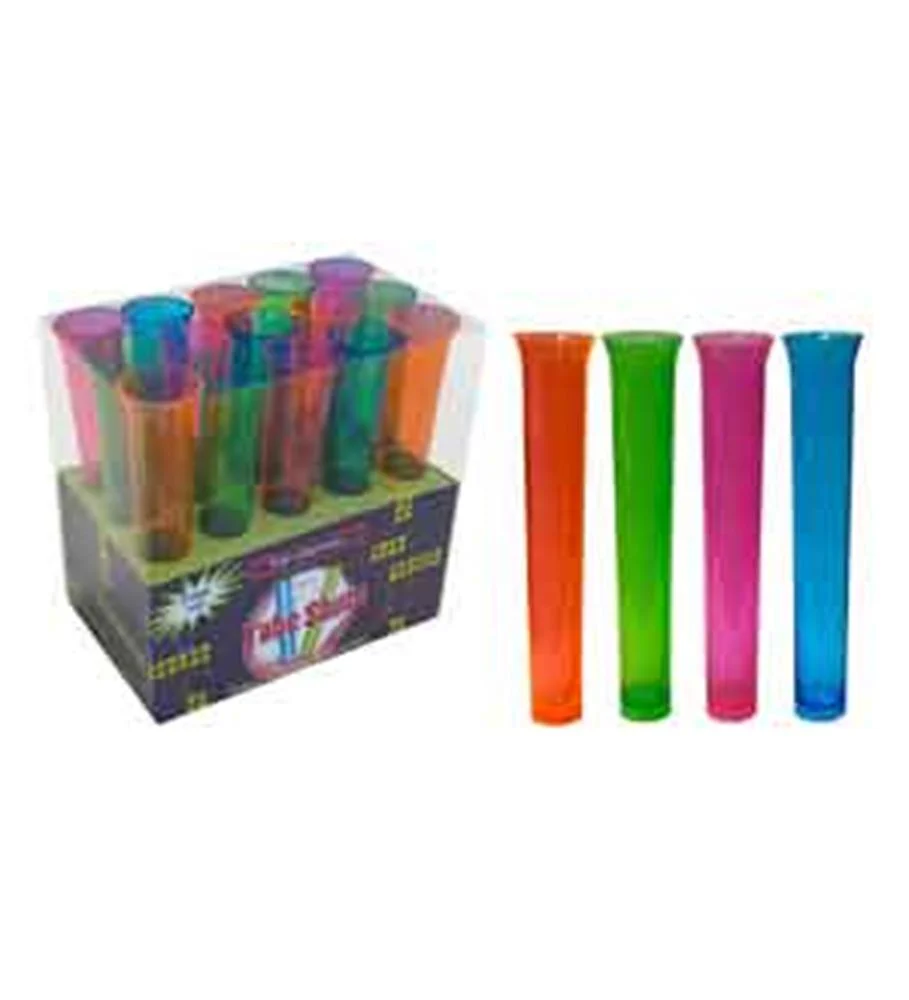 Neon Tube Shots Assorted 1.5oz 15ct