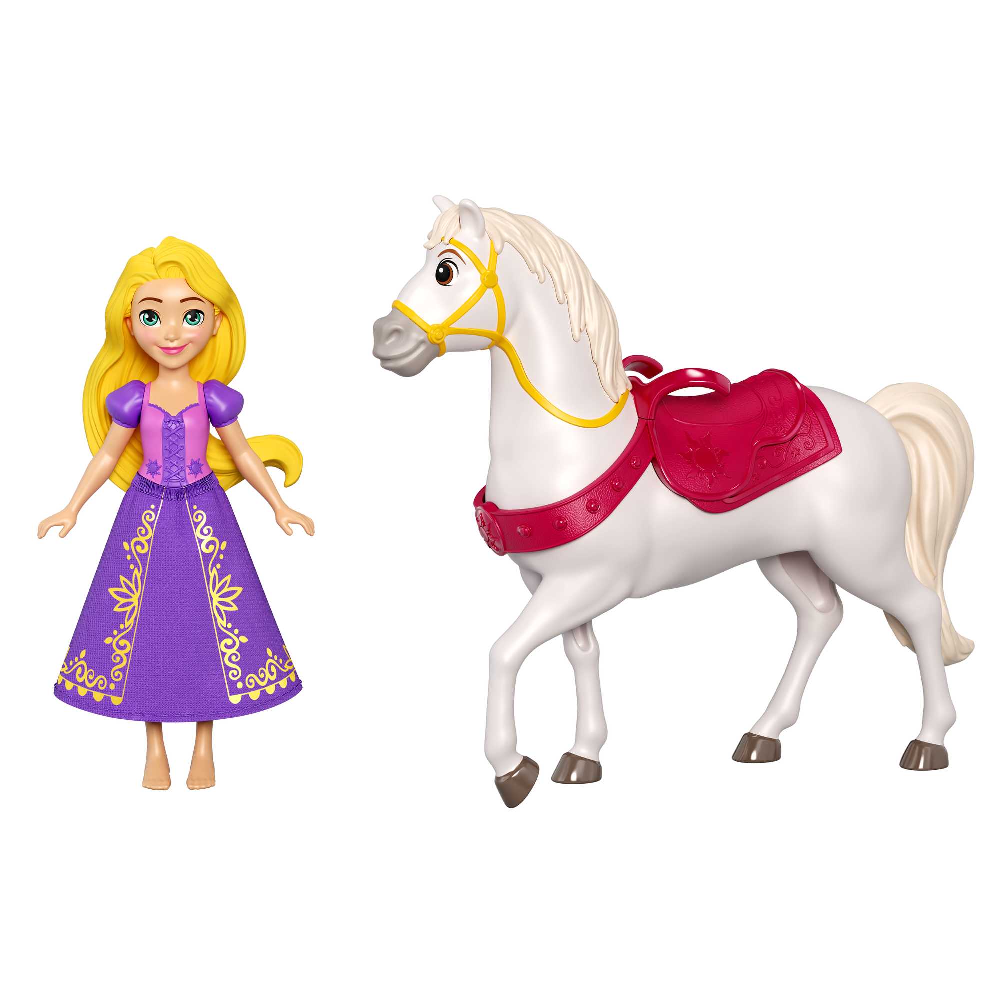 Disney Princess Rapunzel Doll & Maximus Horse Figures, Inspired By The Disney Movie Tangled