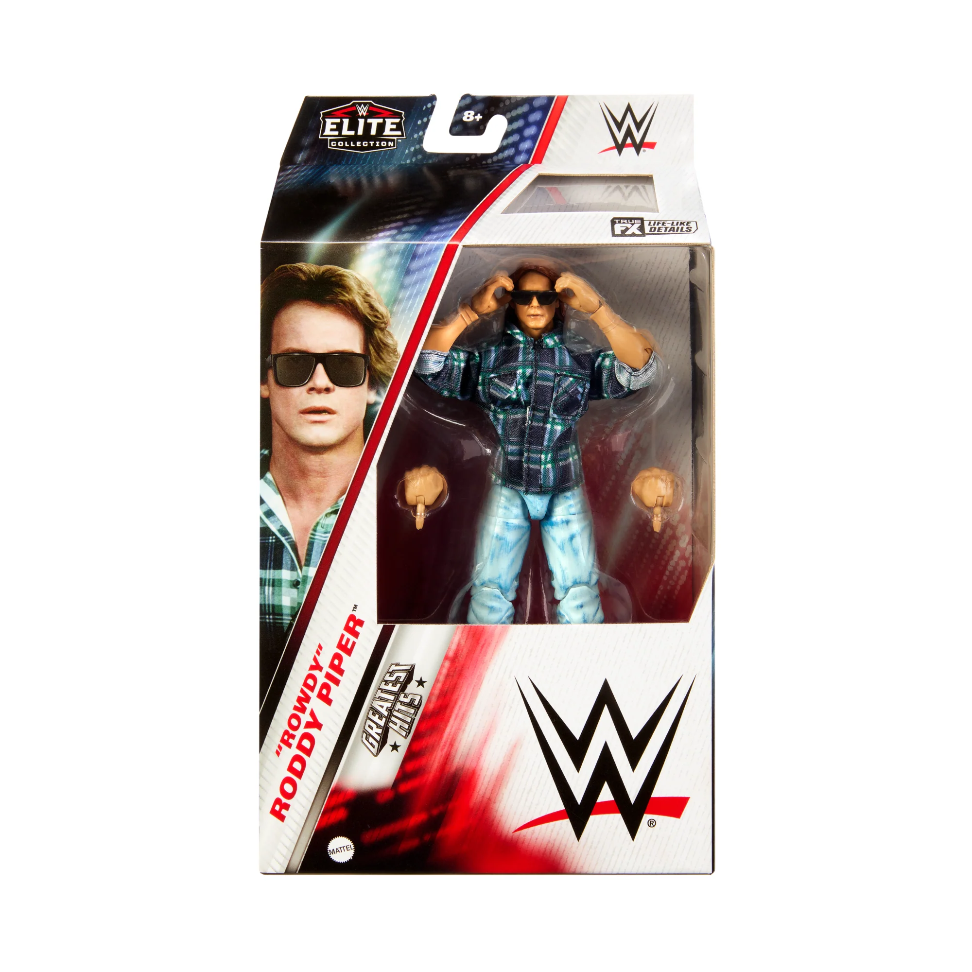 WWE Elite “Rowdy” Roddy Piper As John Nada Action Figure, 6-inch Collectible Superstar
