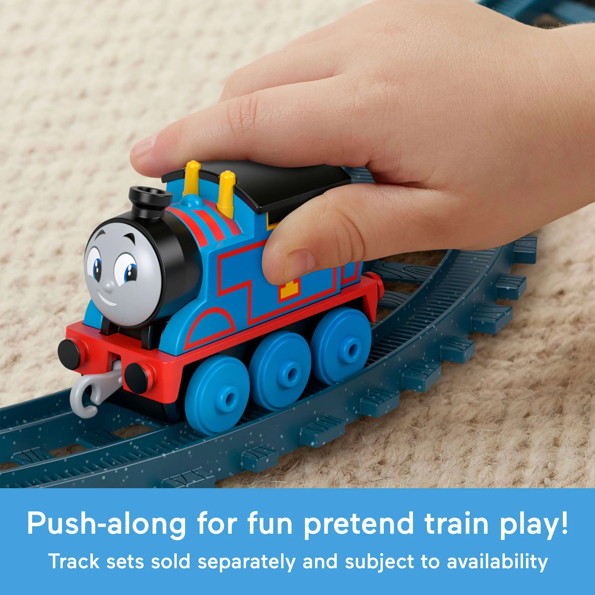 Thomas & Friends The Track Team Engine Pack, 10 Diecast Push-Along Toy Trains & Vehicles