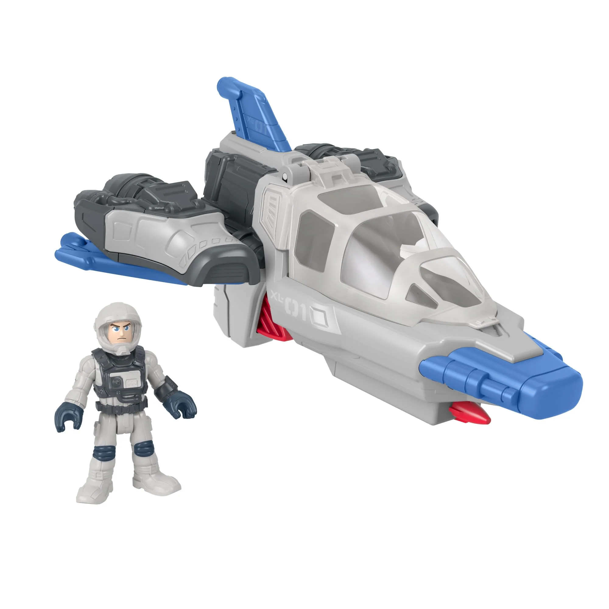 Disney And Pixar Lightyear, Imaginext Hyperspeed Explorer XL-01 Spaceship & Buzz Lightyear Figure Set