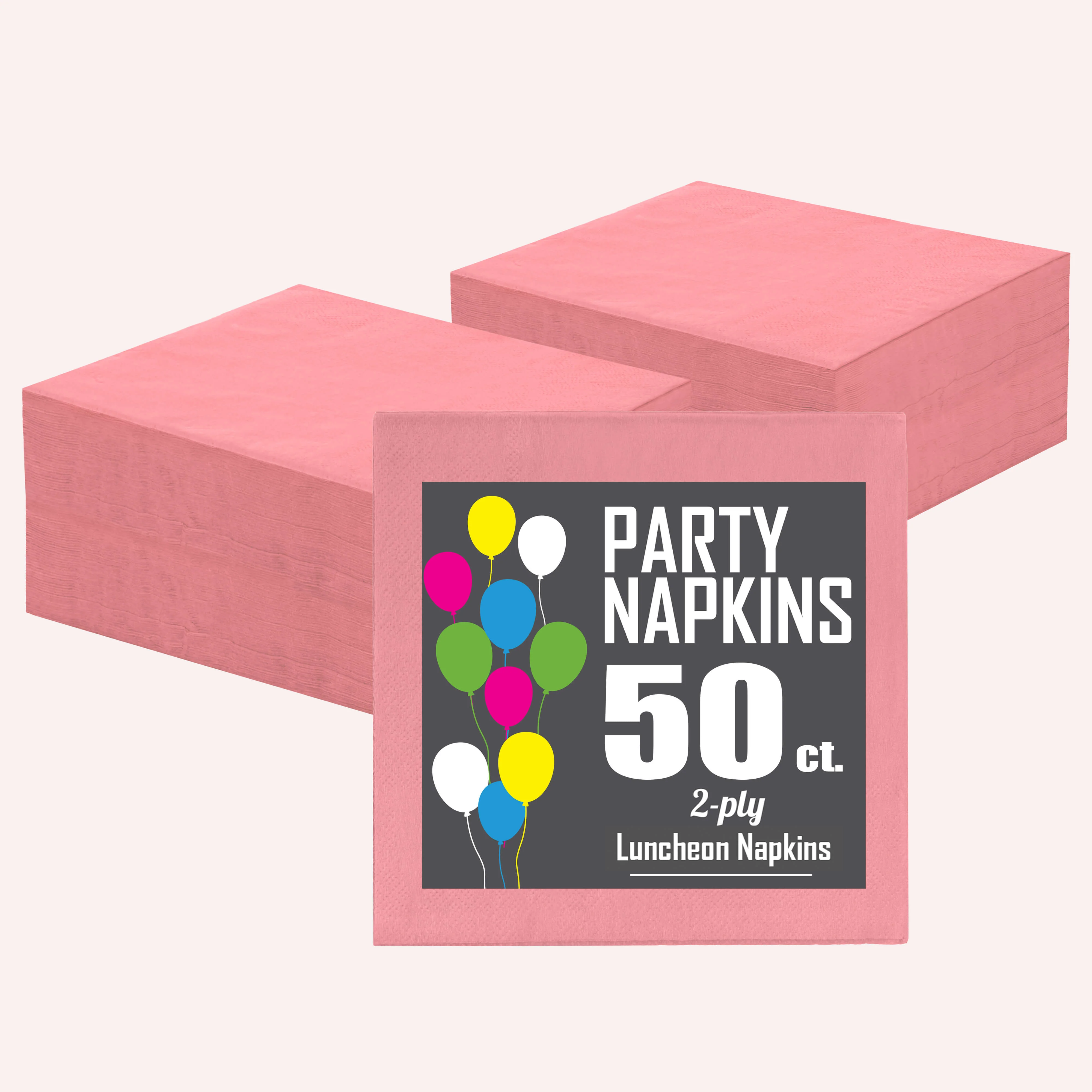 Pink Luncheon Napkins | 50 Count