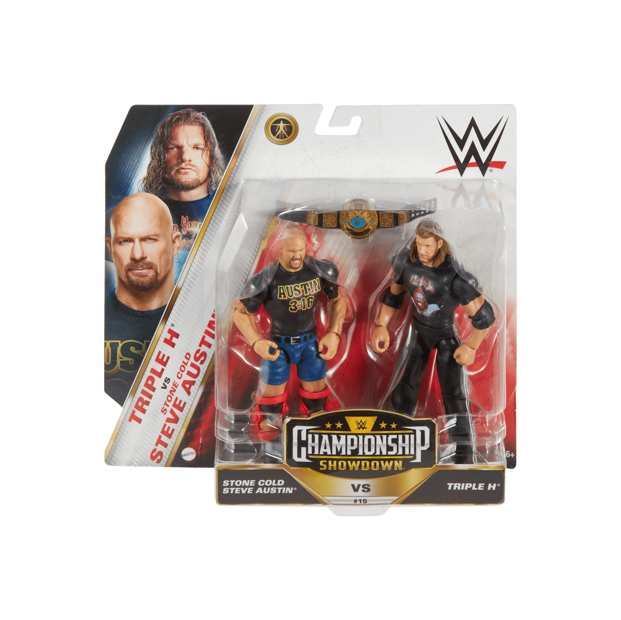 Wwe® Championship Showdown™ Coffret de 2 Stone Cold Steve Austin® et Triple H®