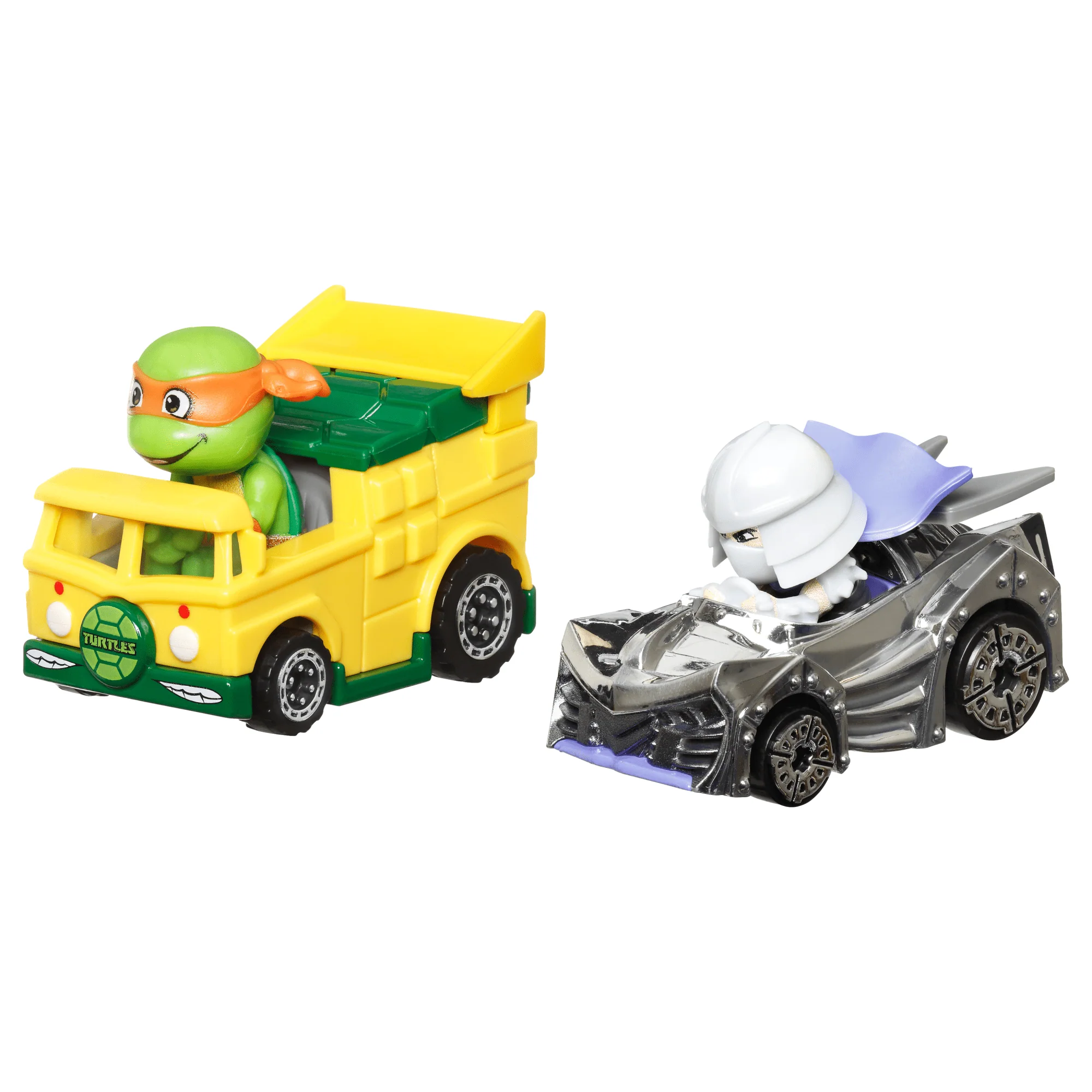Hot Wheels Racerverse Die-Cast Cars, Set Of 2 Toy Vehicles With Character Drivers Optimized For Racerverse Track