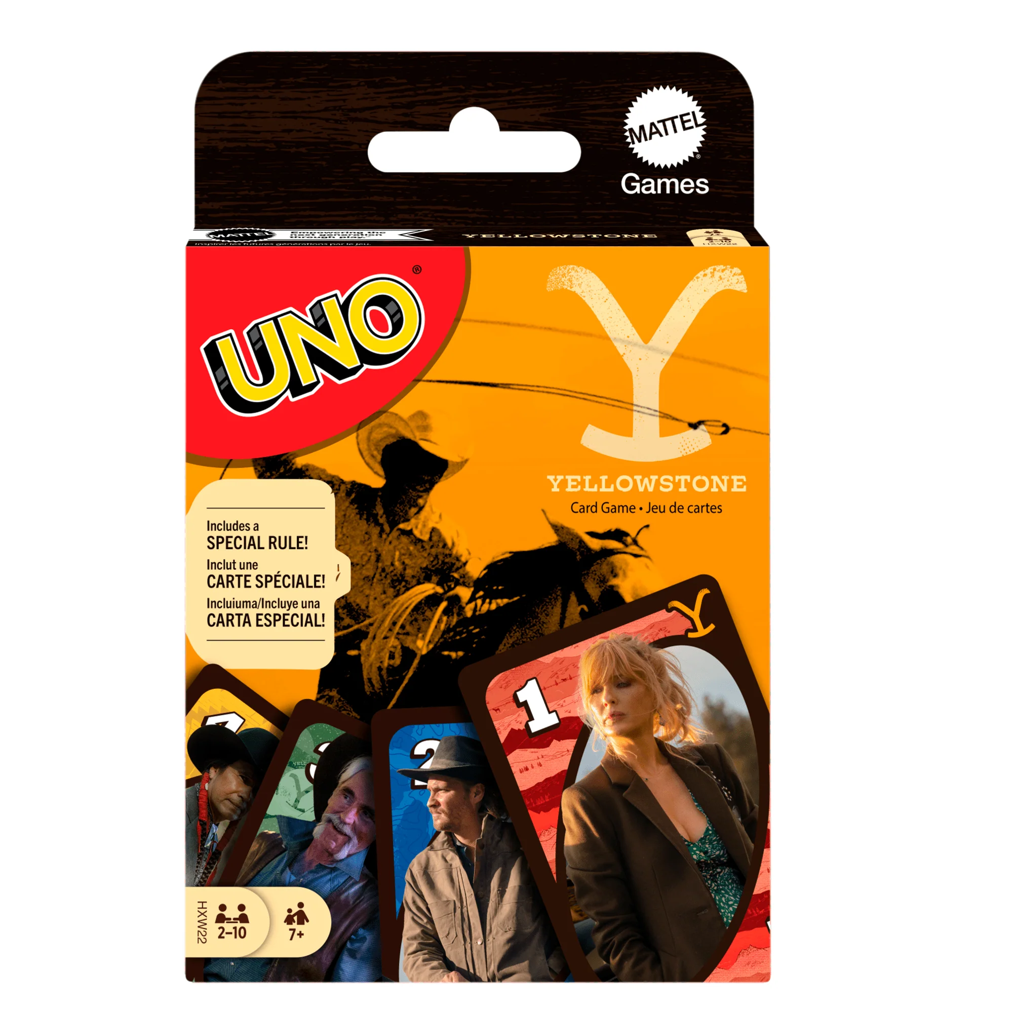 UNO Yellowstone Card Game For Kids, Adults & Family Night With Deck Inspired By The TV Show