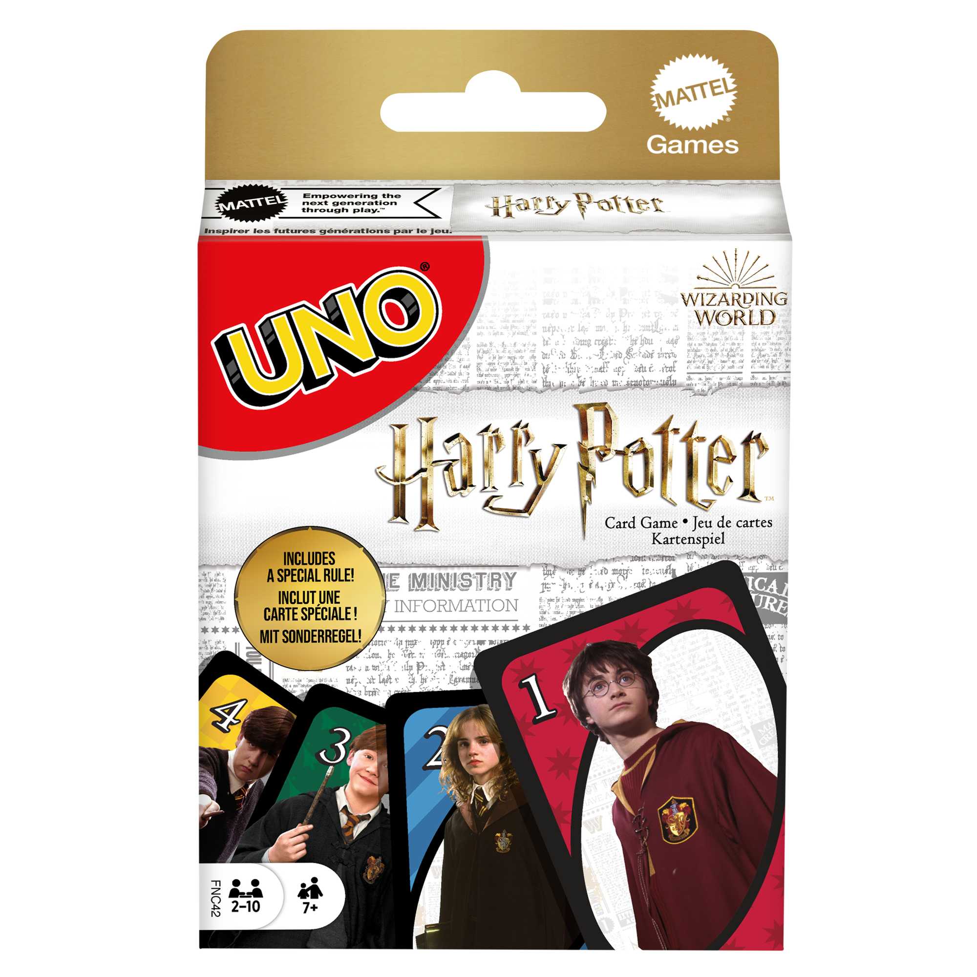 UNO Harry Potter Card Game For Kids, Adults And Game Night Based On The Popular Series