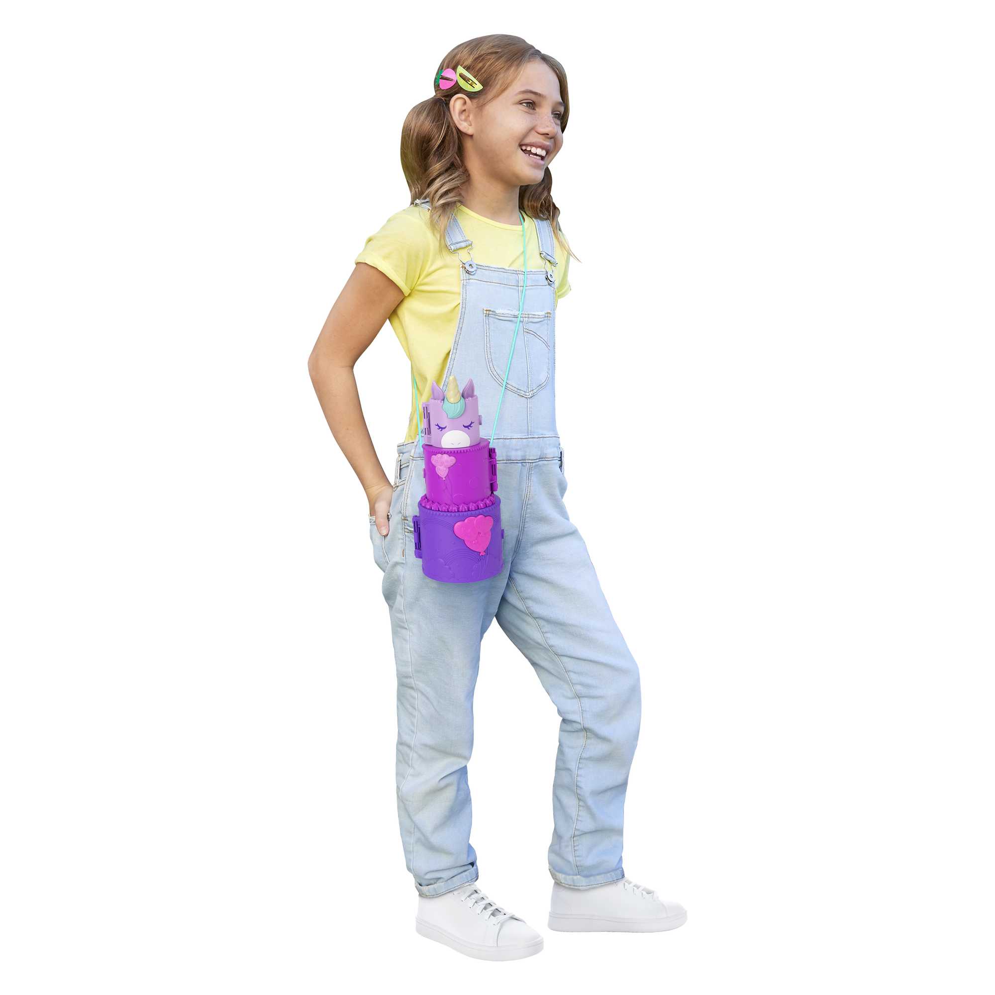 Polly Pocket Spin 'n Surprise Birthday 2-In-1 Unicorn Toy Playset With 25+ Accessories Pieces