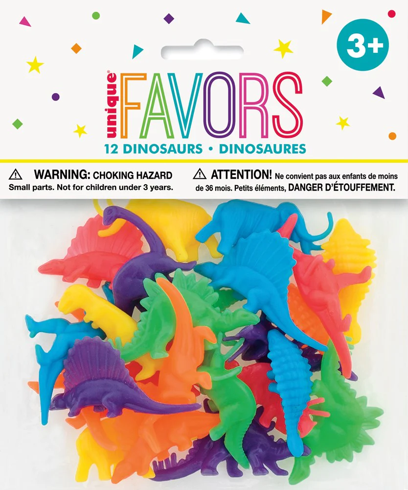 Dinosaurs Favor 12ct