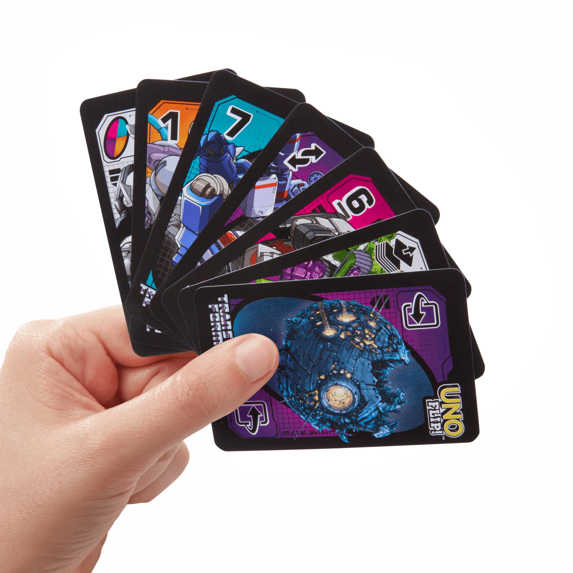 UNO Flip Transformers Card Game For Kids & Family Night