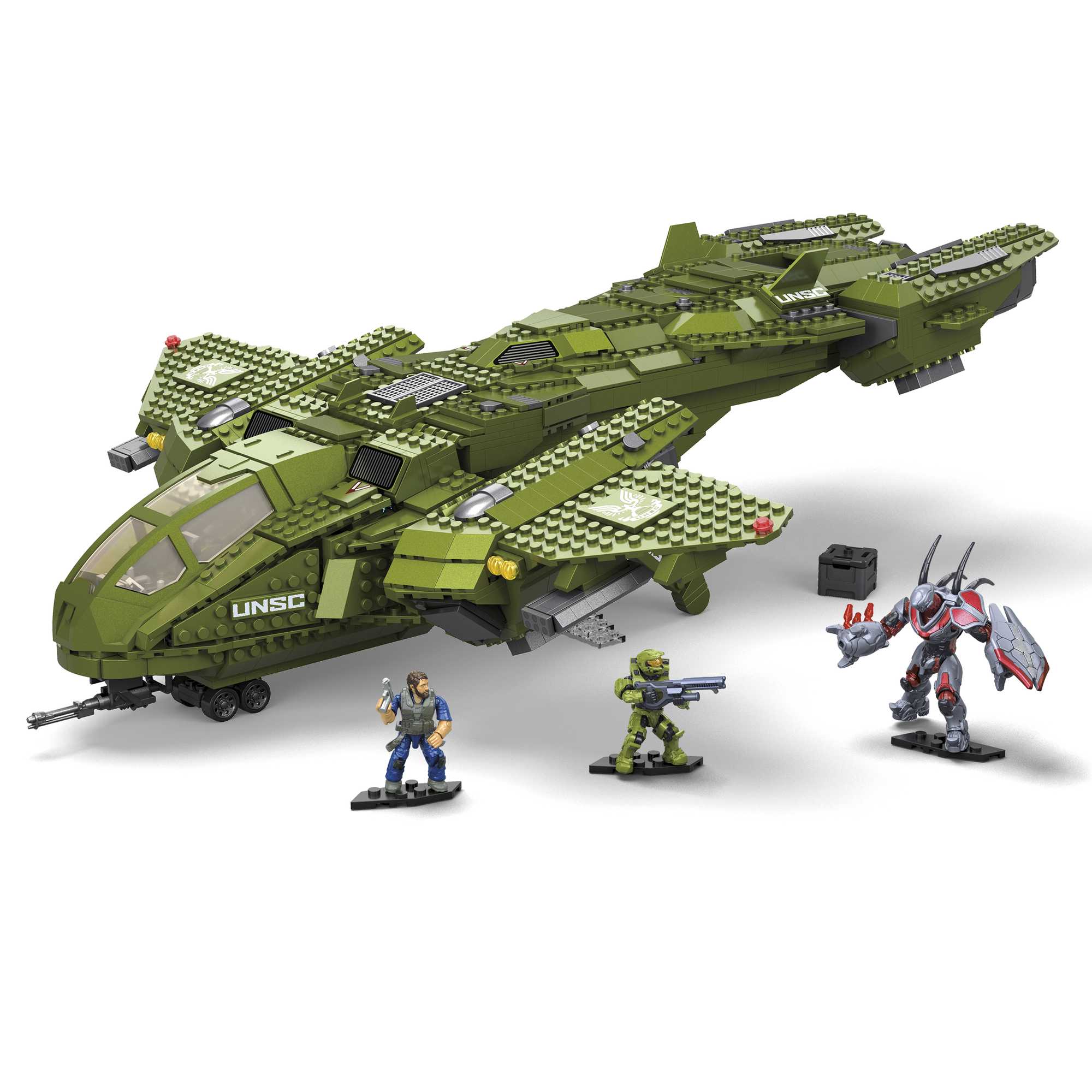 MEGA Halo Pelican inbound Vehicle Halo infinite Building Set