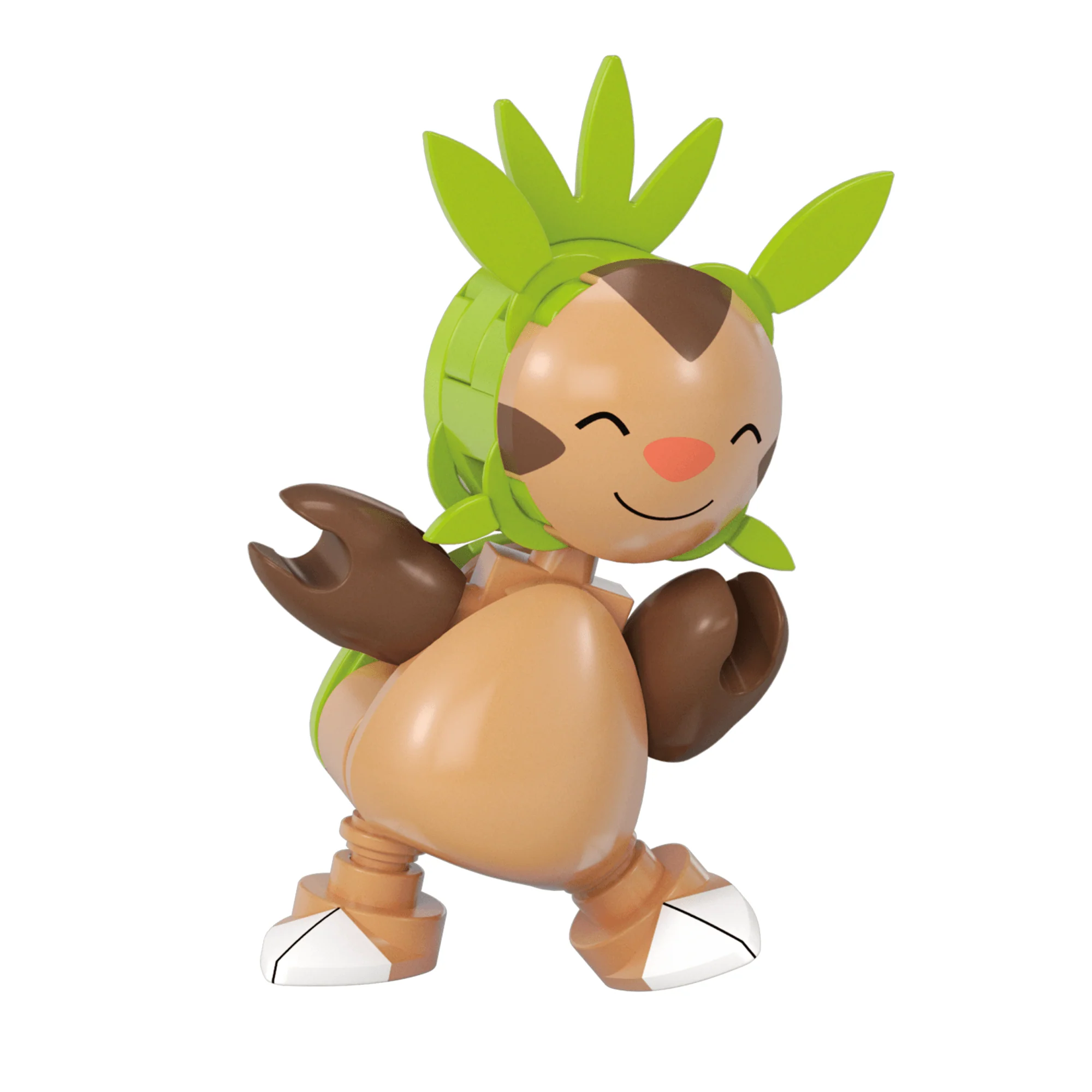 MEGA Pokémon Chespin Building Toy Kit, Poseable Action Figure (23 Pieces) For Kids