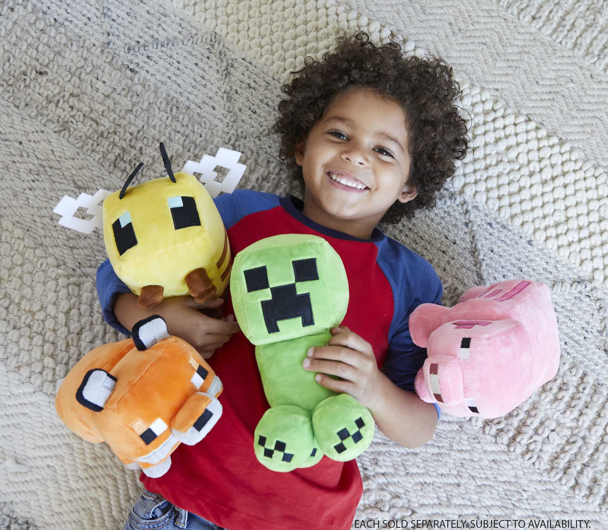Minecraft Plush Dolls 8-In Plush Dolls, Fan Favorite Characters