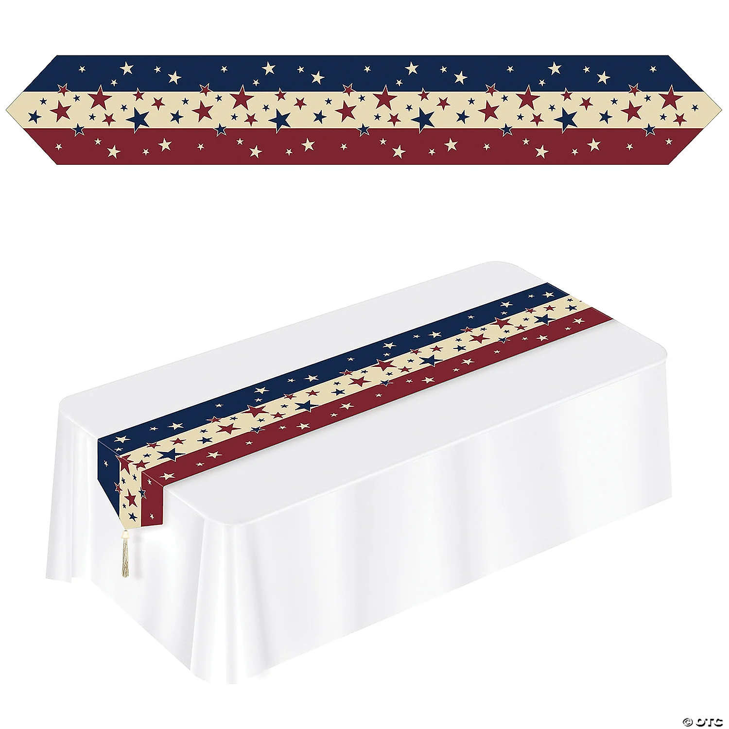 Printed Americana Table Runner | Costume-Shop.com