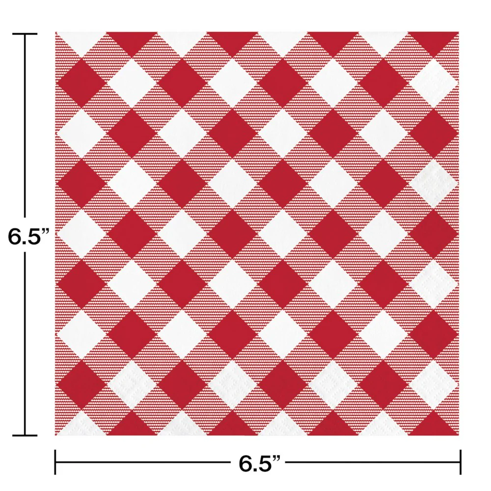 Classic Gingham Luncheon Napkin 16ct