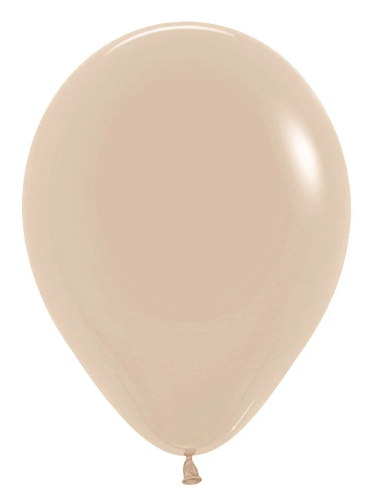5 inch Sempertex Deluxe White Sand Latex Balloons 100ct