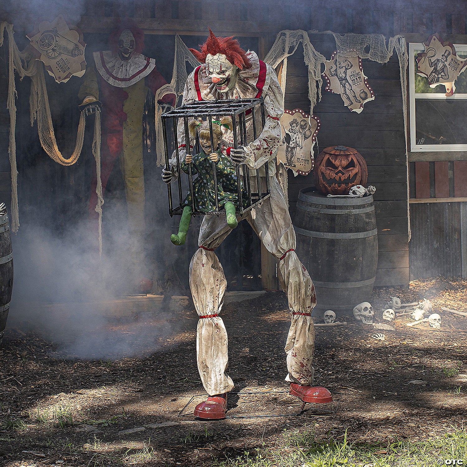 Cagey the Clown Halloween Decoration | Costume-Shop.com